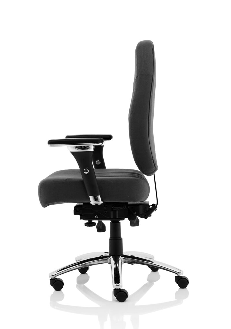 Vibe Deluxe High Back Task Operator Office Chair with Arms - Image 4