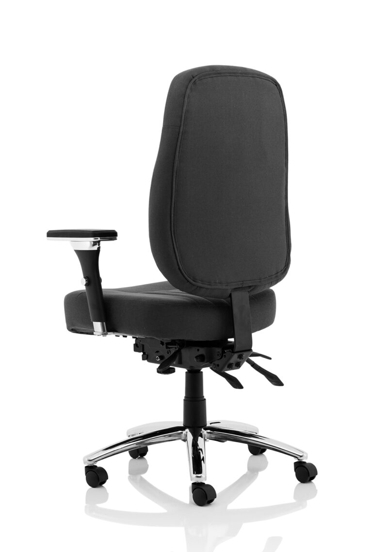 Vibe Deluxe High Back Task Operator Office Chair with Arms - Image 5