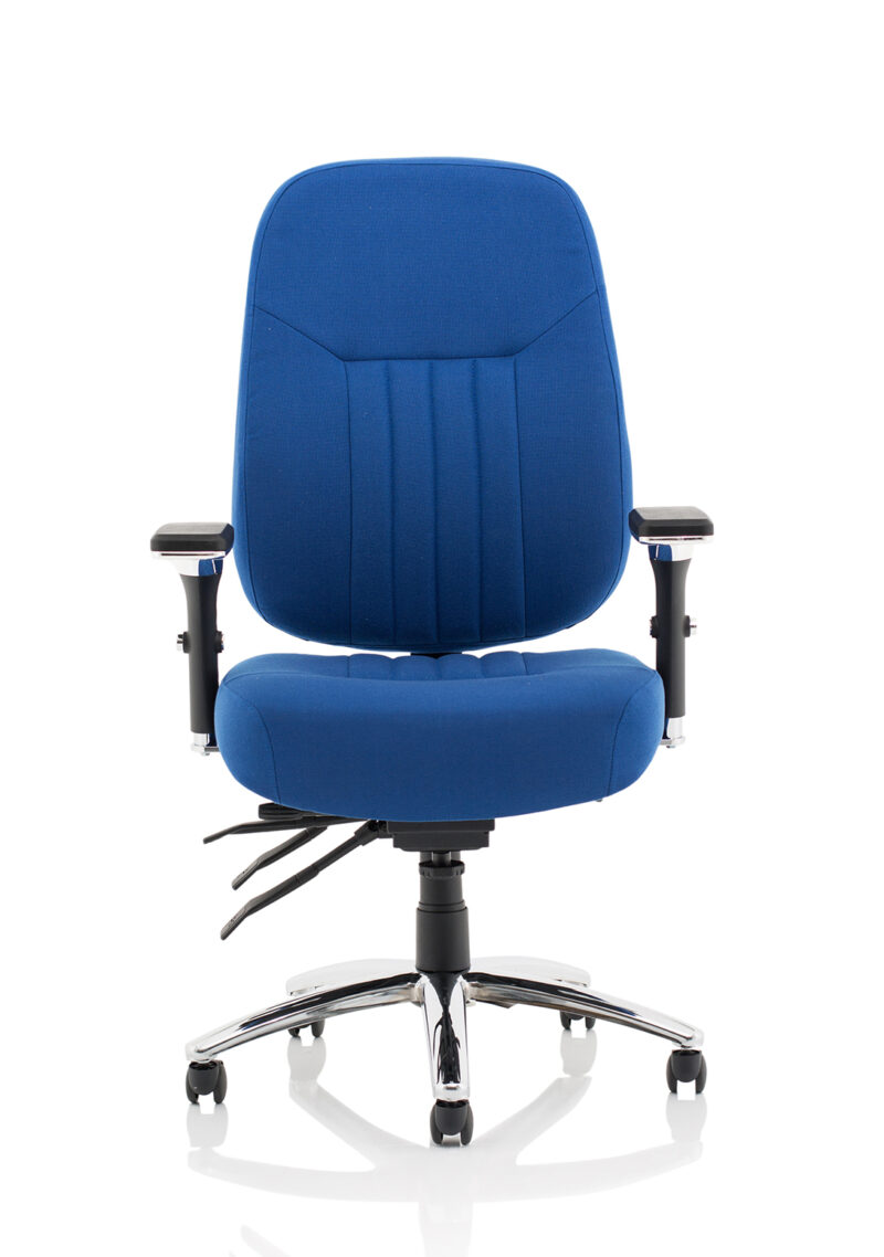 Vibe Deluxe High Back Task Operator Office Chair with Arms - Image 18
