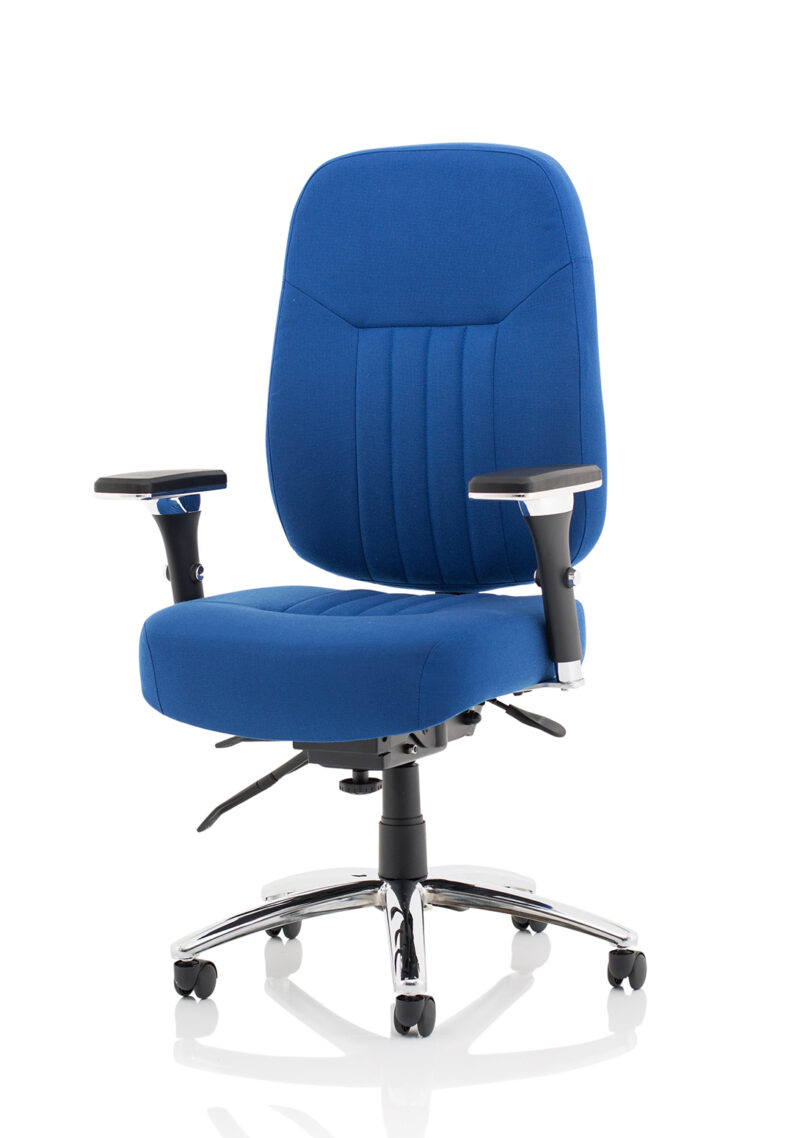 Vibe Deluxe High Back Task Operator Office Chair with Arms - Image 19