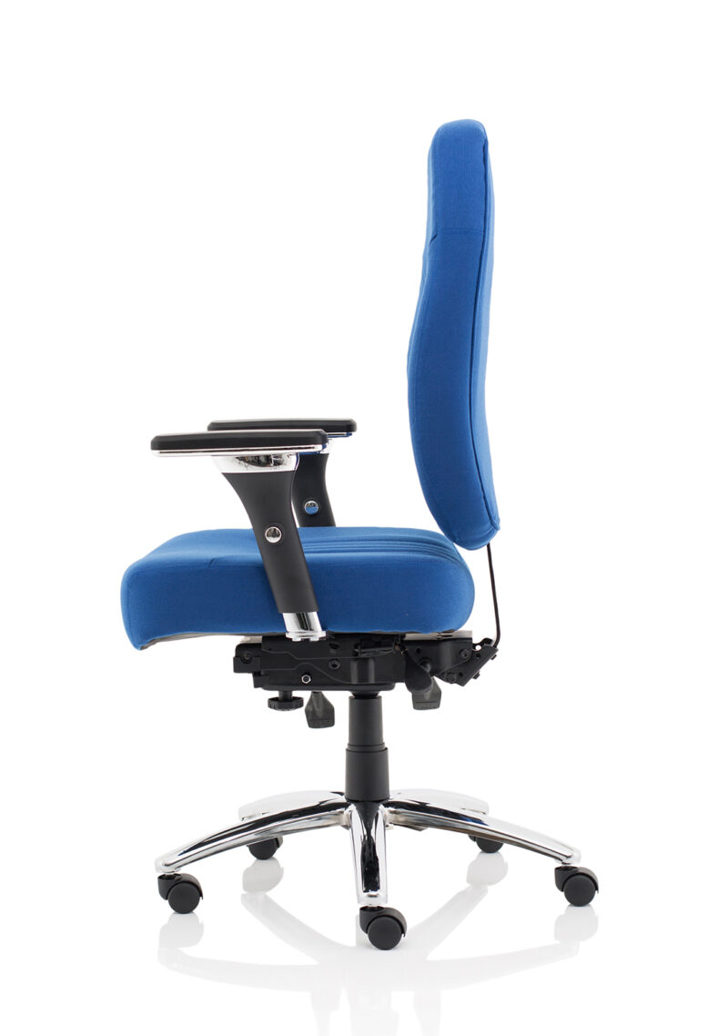 Vibe Deluxe High Back Task Operator Office Chair with Arms - Image 20