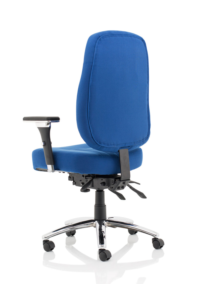 Vibe Deluxe High Back Task Operator Office Chair with Arms - Image 21