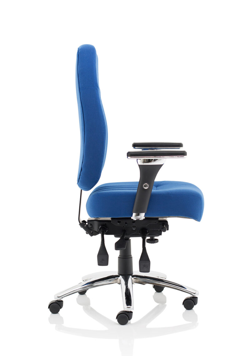 Vibe Deluxe High Back Task Operator Office Chair with Arms - Image 24