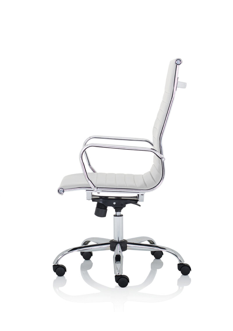 Batch Black Leather Executive Office Chair with Arms - Image 15