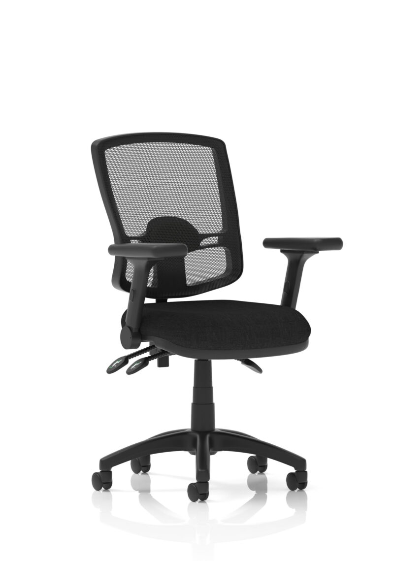 Slide Plus III Deluxe Medium Mesh Back Task Operator Office Chair - Image 4