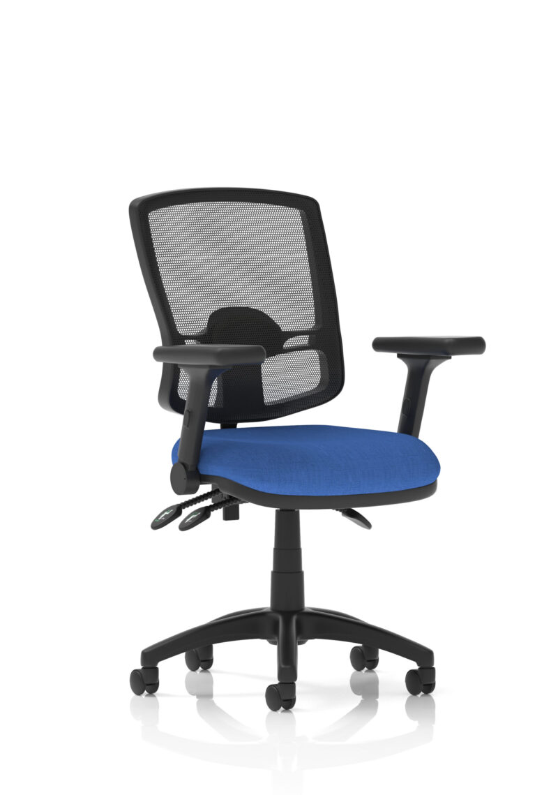 Slide Plus III Deluxe Medium Mesh Back Task Operator Office Chair - Image 8