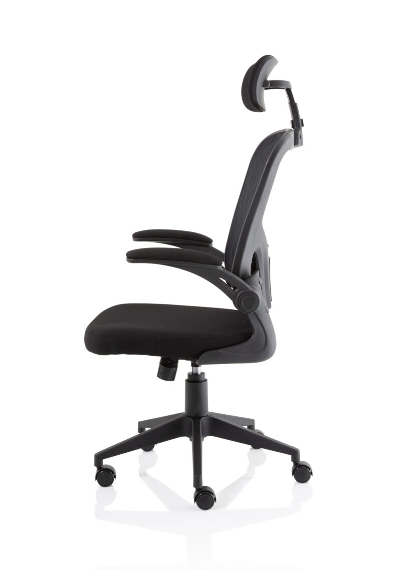 Pulse Executive Mesh Chair With Folding Arms - Image 4