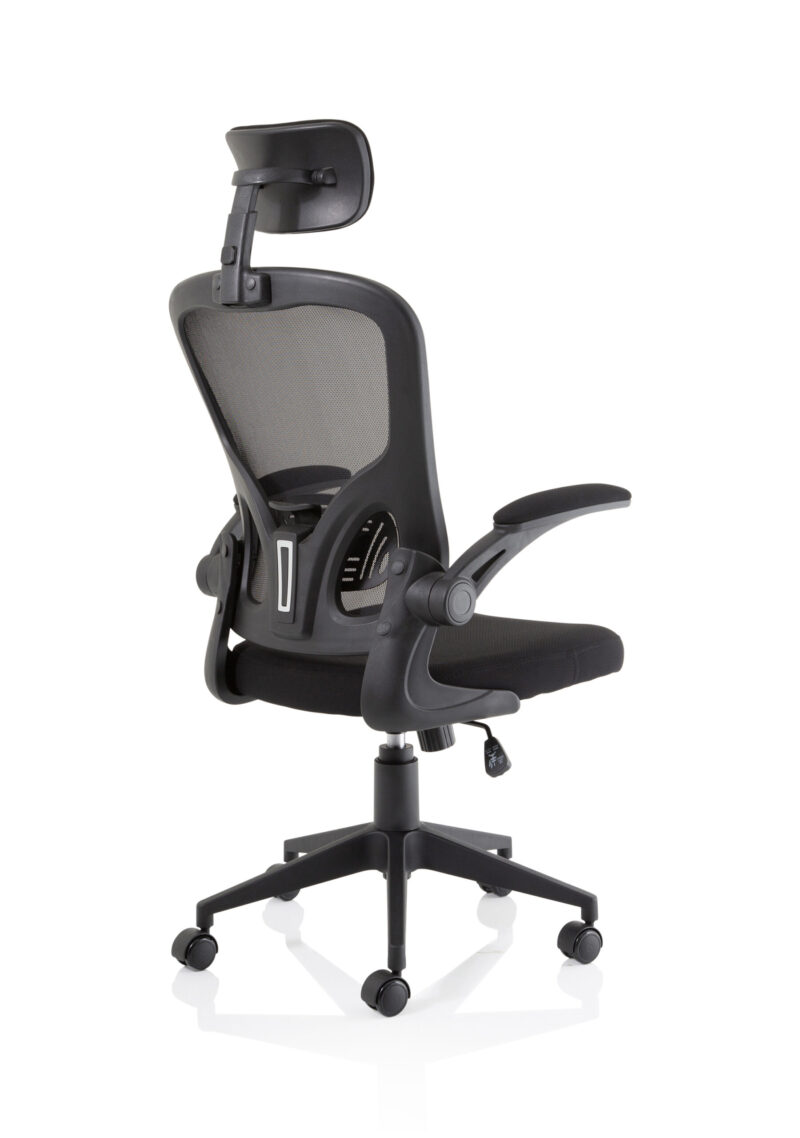 Pulse Executive Mesh Chair With Folding Arms - Image 7