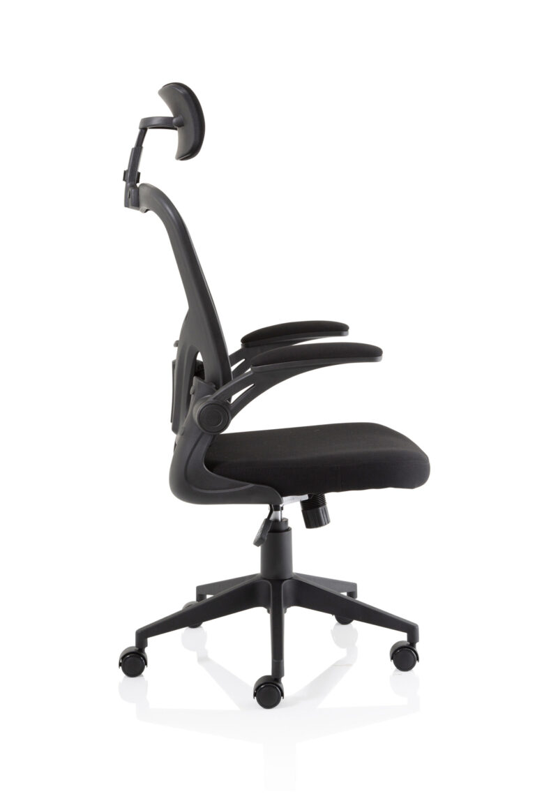 Pulse Executive Mesh Chair With Folding Arms - Image 8