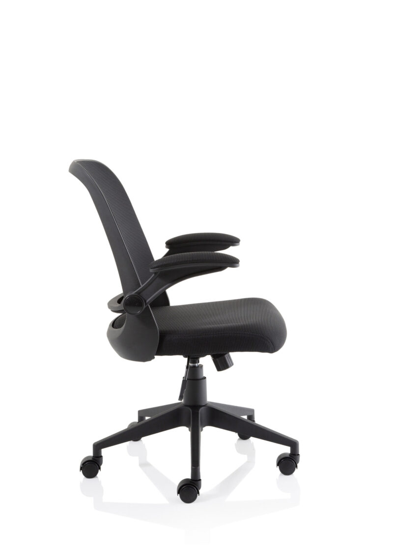 Fleet Task Operator Mesh Chair With Folding Arms - Image 8