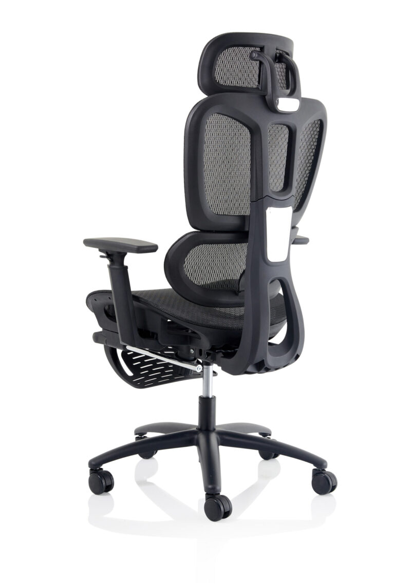 Watt Executive Mesh Chair With Height Adjustable Arms and Footrest - Image 5