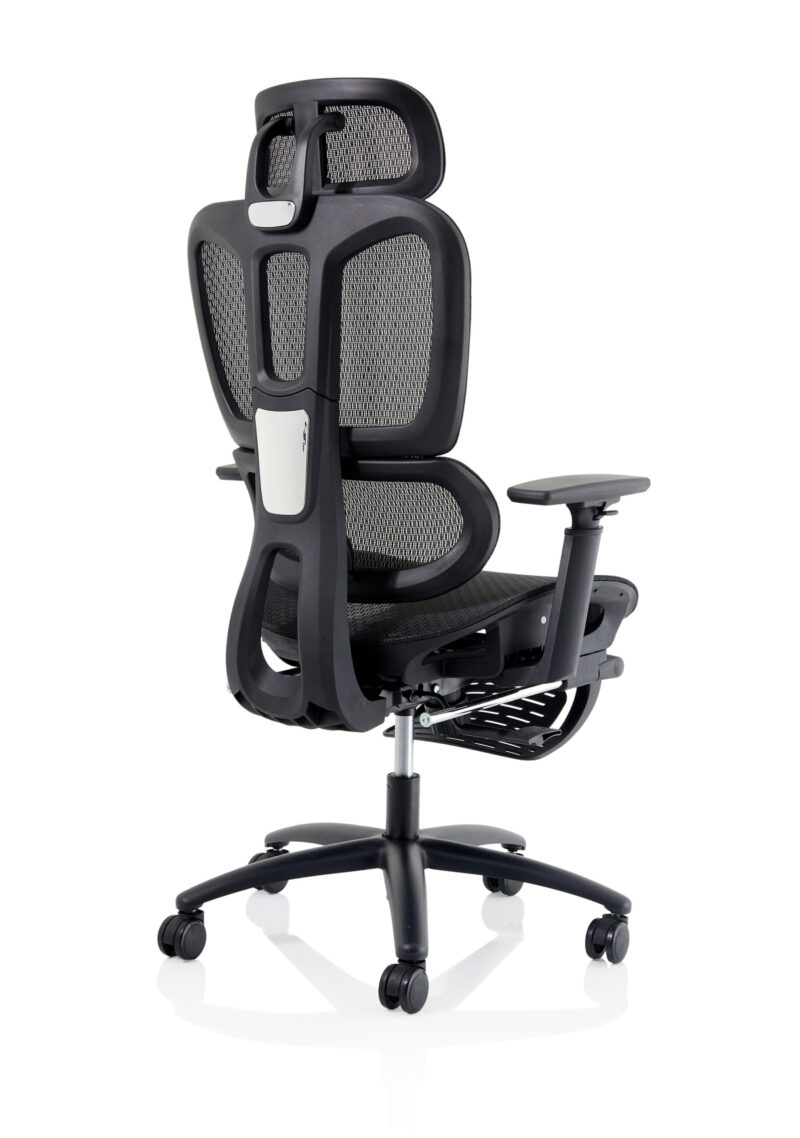 Watt Executive Mesh Chair With Height Adjustable Arms and Footrest - Image 7