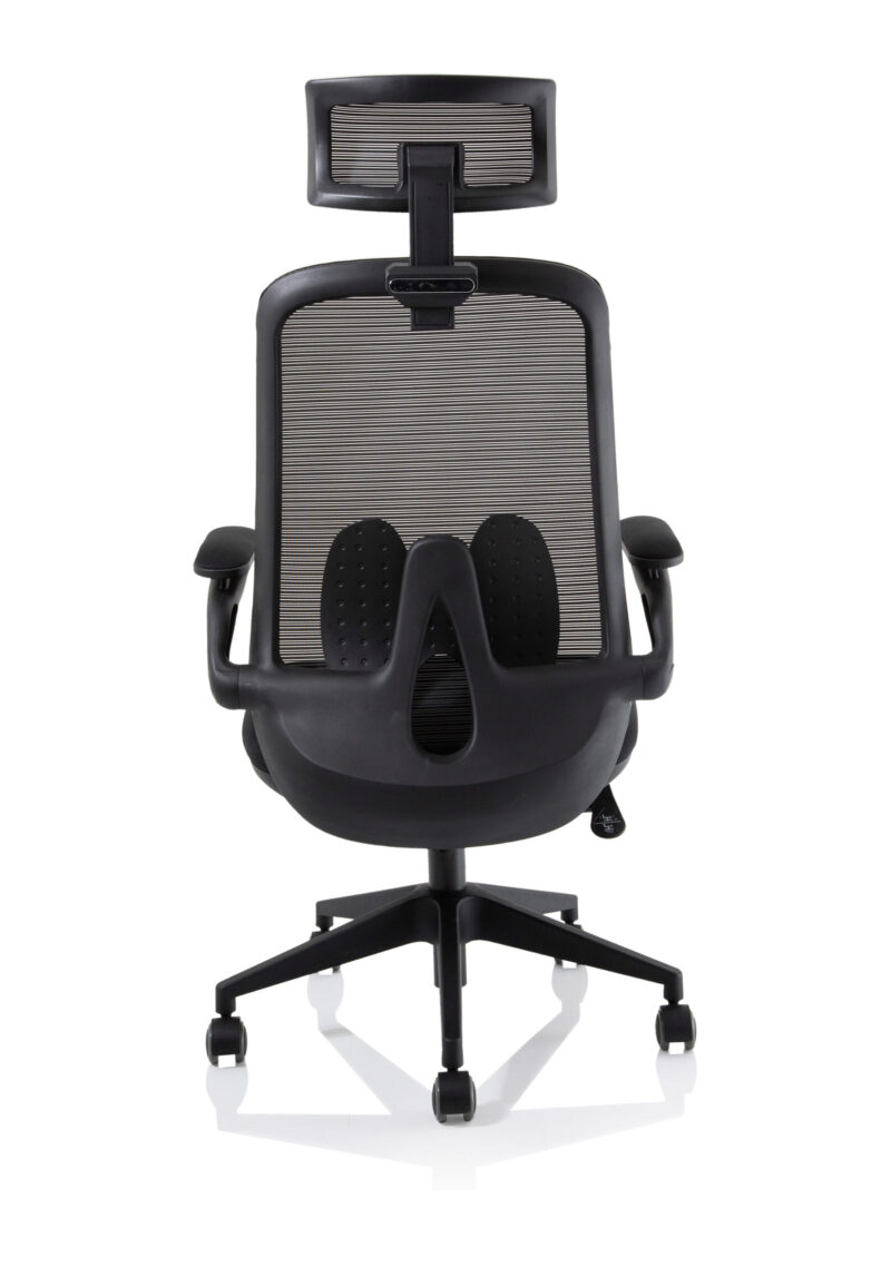 Ridge Executive Mesh Chair With Folding Arms - Image 6
