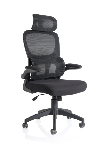 Tone Task Operator Mesh Back Fabric Seat With Headrest