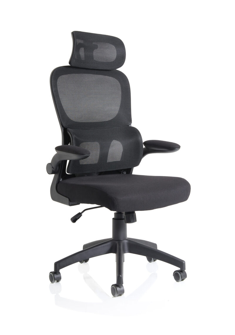 Tone Task Operator Mesh Back Fabric Seat With Headrest