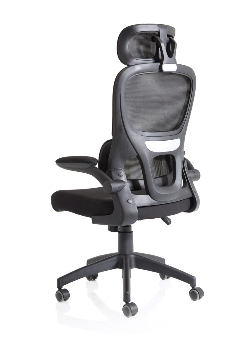 Tone Task Operator Mesh Back Fabric Seat With Headrest - Image 5