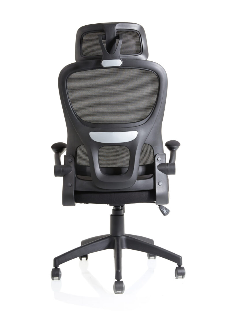 Tone Task Operator Mesh Back Fabric Seat With Headrest - Image 6