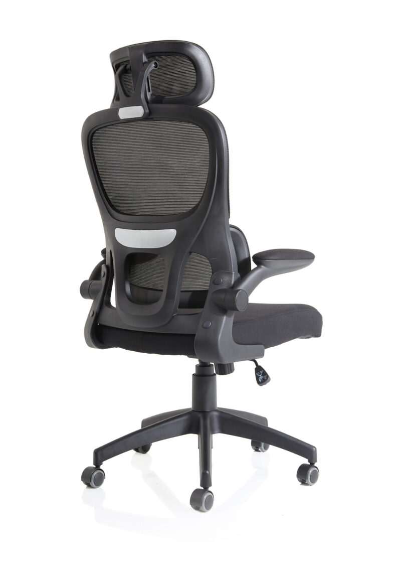 Tone Task Operator Mesh Back Fabric Seat With Headrest - Image 7