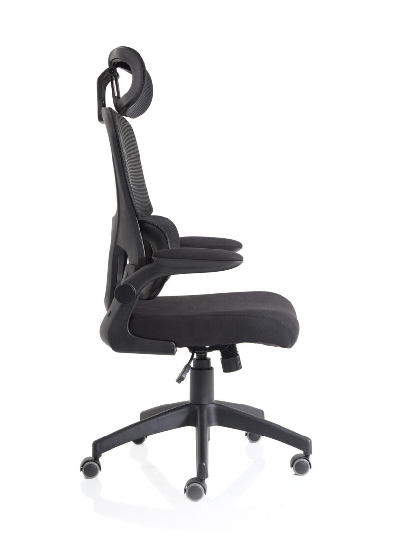 Tone Task Operator Mesh Back Fabric Seat With Headrest - Image 8