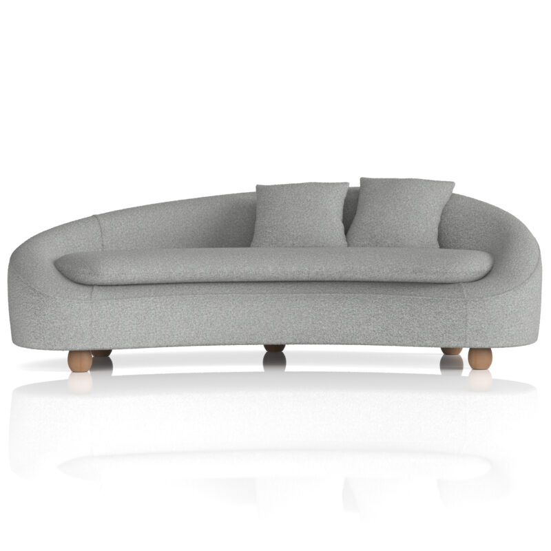 Marker 3 Seater Curved Sofa - Image 2