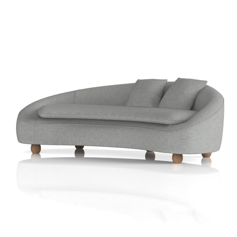 Marker 3 Seater Curved Sofa - Image 3