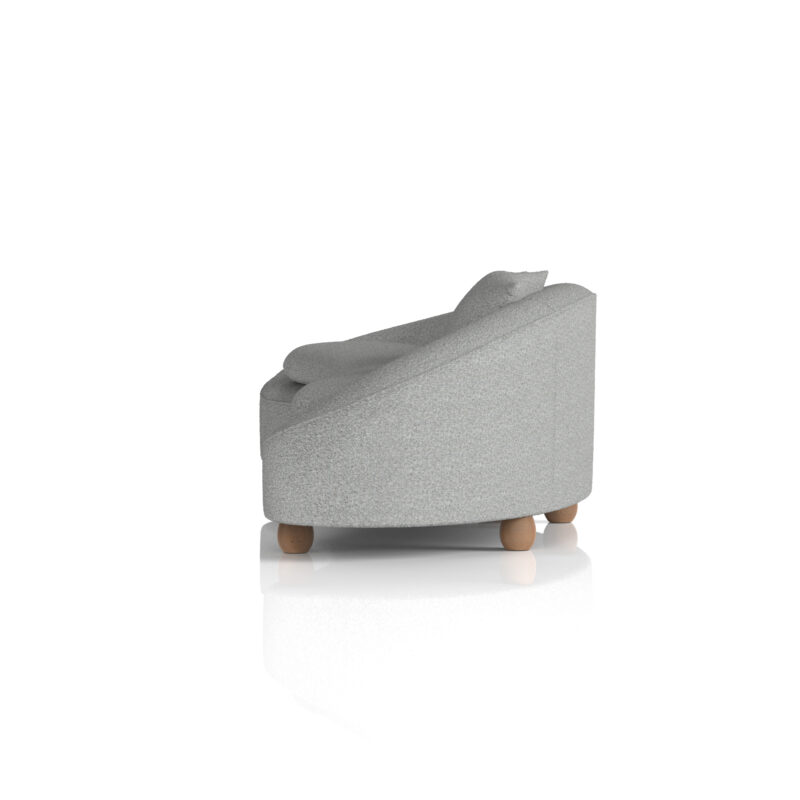 Marker 3 Seater Curved Sofa - Image 4