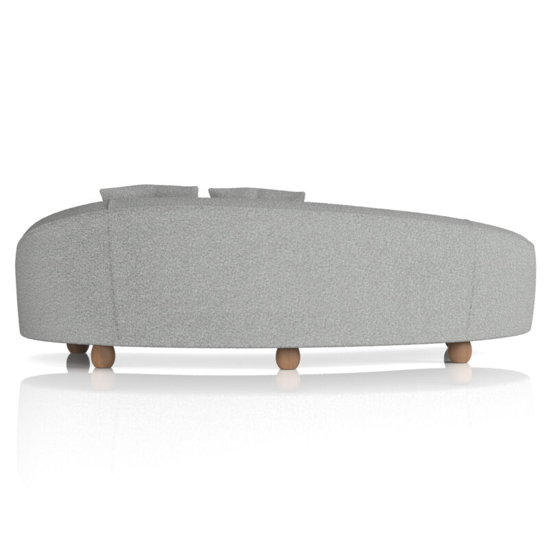 Marker 3 Seater Curved Sofa - Image 6