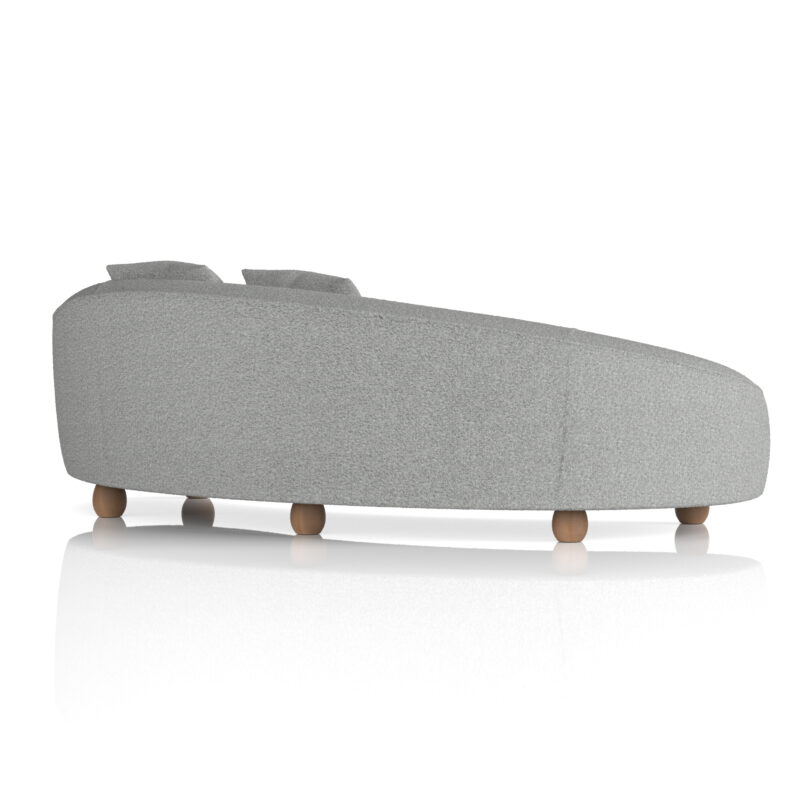 Marker 3 Seater Curved Sofa - Image 7