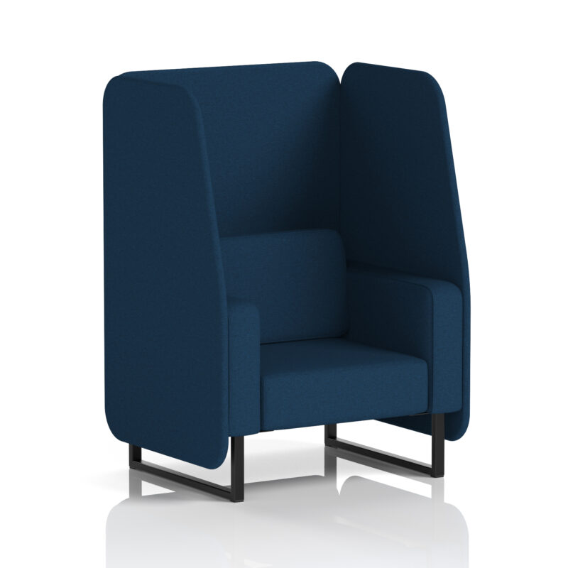 Stride Open Booth With Black Legs in Single Tone - Image 22