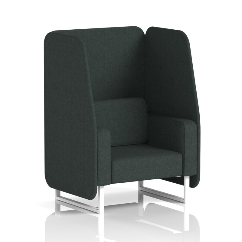 Stride Open Booth With White Legs in Single Tone - Image 4