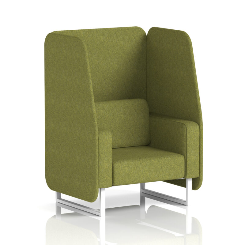 Stride Open Booth With White Legs in Single Tone - Image 10