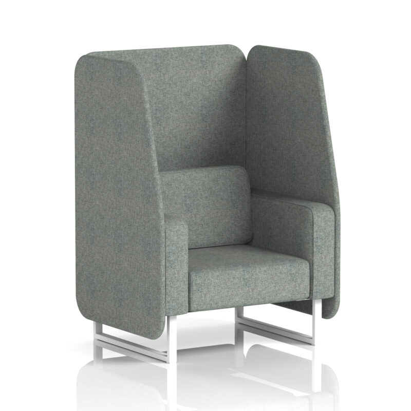 Stride Open Booth With White Legs in Single Tone - Image 13