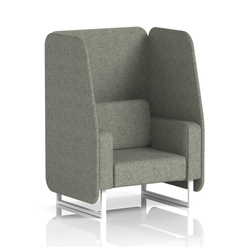Stride Open Booth With White Legs in Single Tone - Image 16