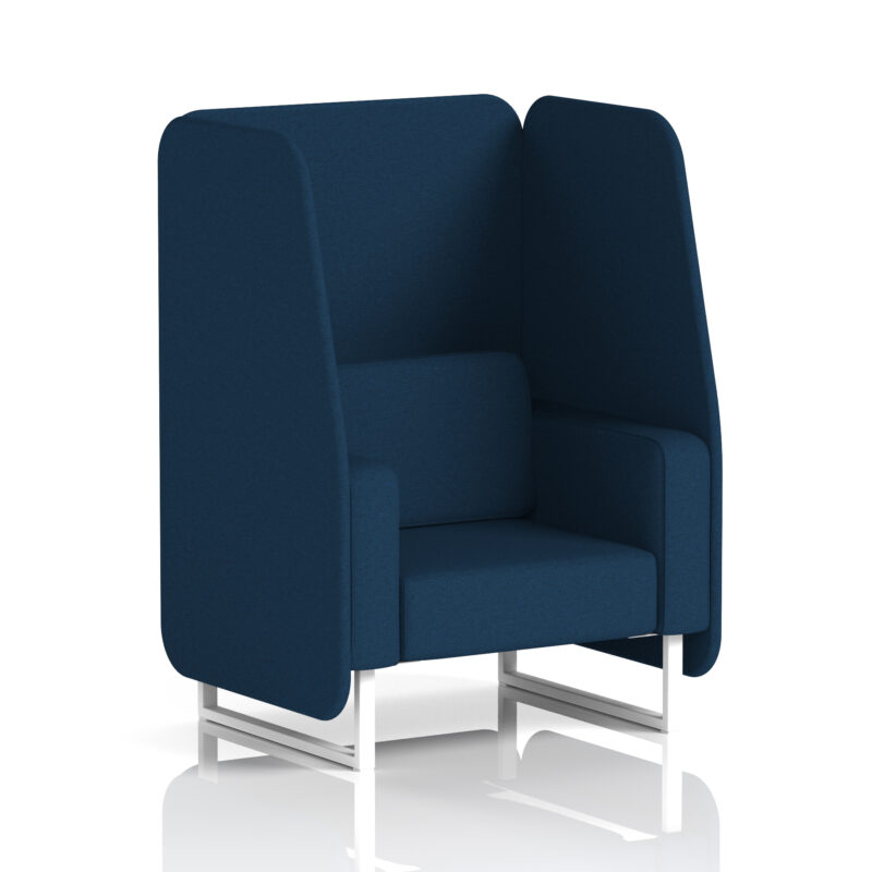 Stride Open Booth With White Legs in Single Tone - Image 22