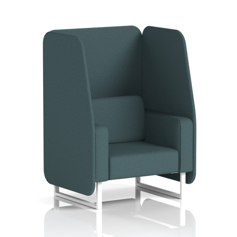 Stride Open Booth With White Legs in Single Tone - Image 31