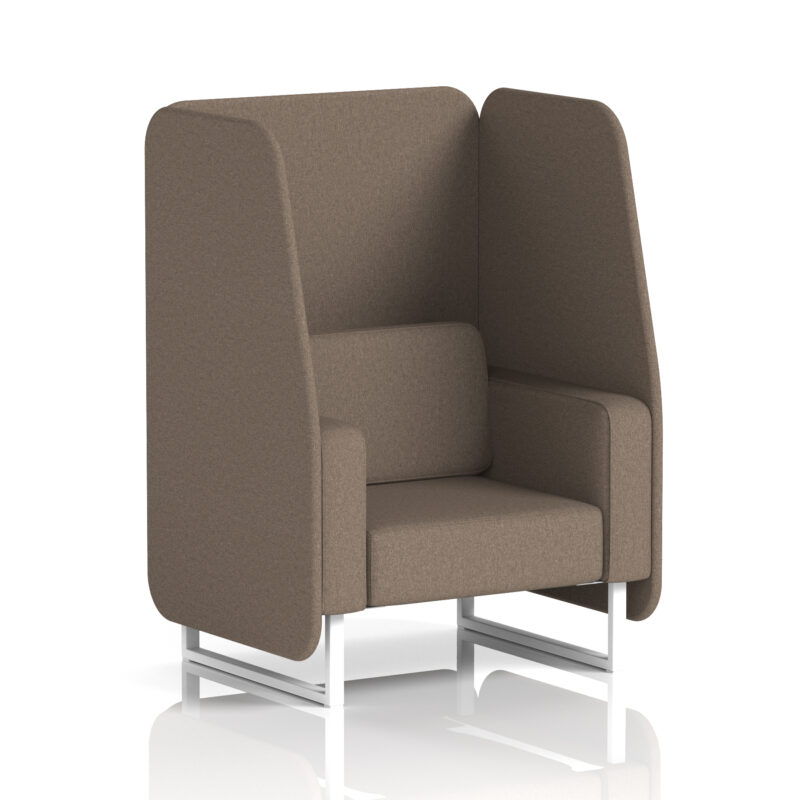 Stride Open Booth With White Legs in Single Tone - Image 34