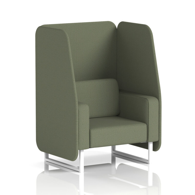 Stride Open Booth With White Legs in Single Tone - Image 40