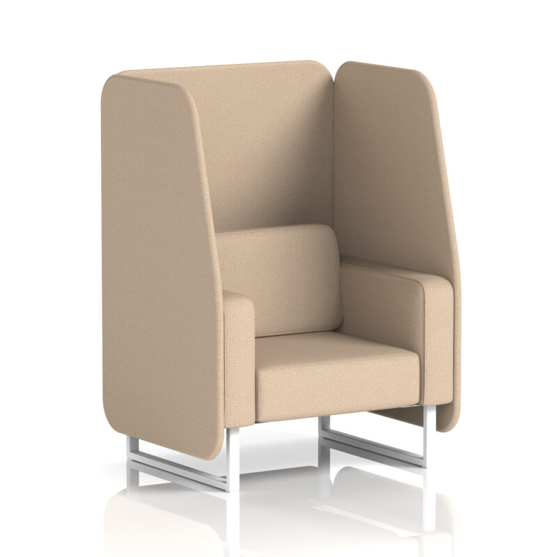 Stride Open Booth With White Legs in Single Tone - Image 55
