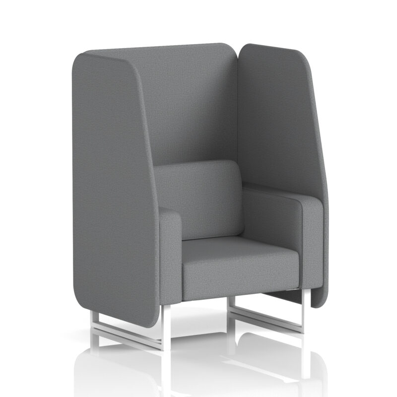 Stride Open Booth With White Legs in Single Tone - Image 67