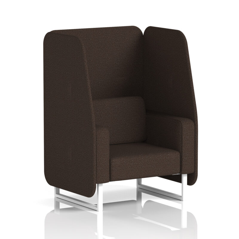 Stride Open Booth With White Legs in Single Tone - Image 70