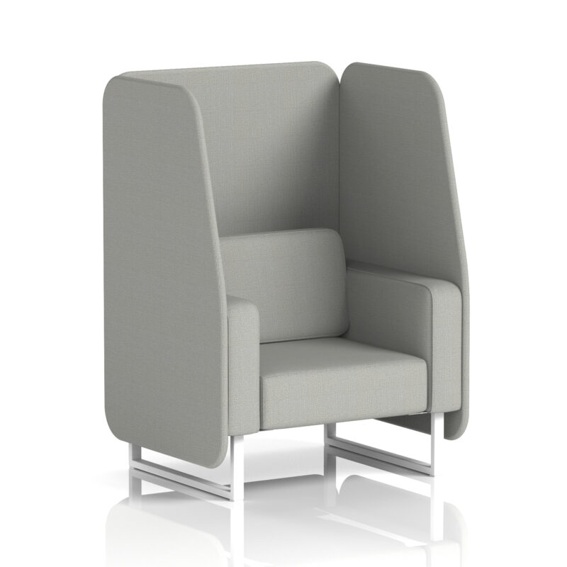 Stride Open Booth With White Legs in Single Tone - Image 82