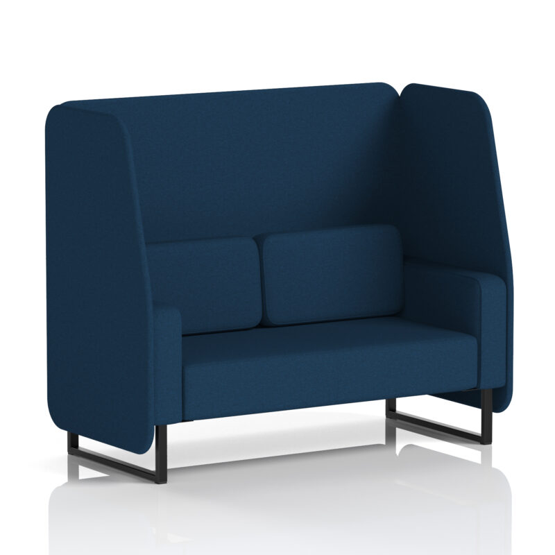 Stride Open Booth With Black Legs in Single Tone - Image 23