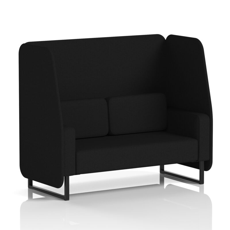 Stride Open Booth With Black Legs in Single Tone - Image 26