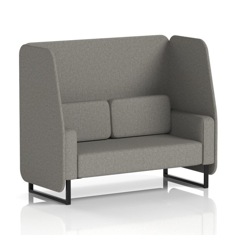 Stride Open Booth With Black Legs in Single Tone - Image 29