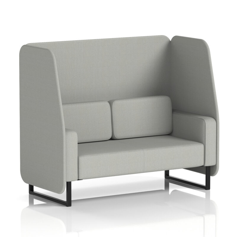 Stride Open Booth With Black Legs in Single Tone - Image 83