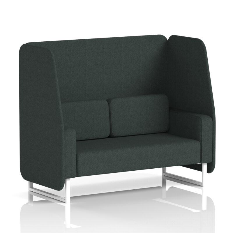 Stride Open Booth With White Legs in Single Tone - Image 5