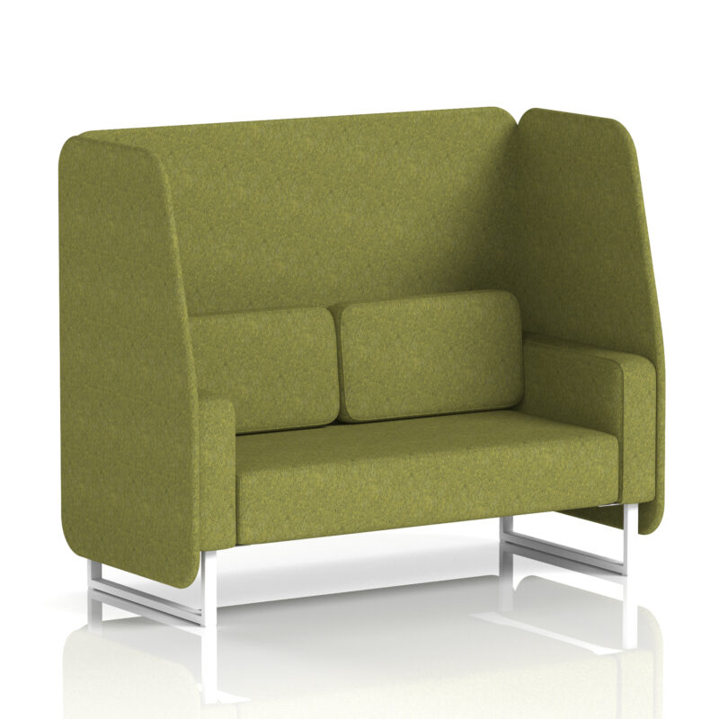 Stride Open Booth With White Legs in Single Tone - Image 11