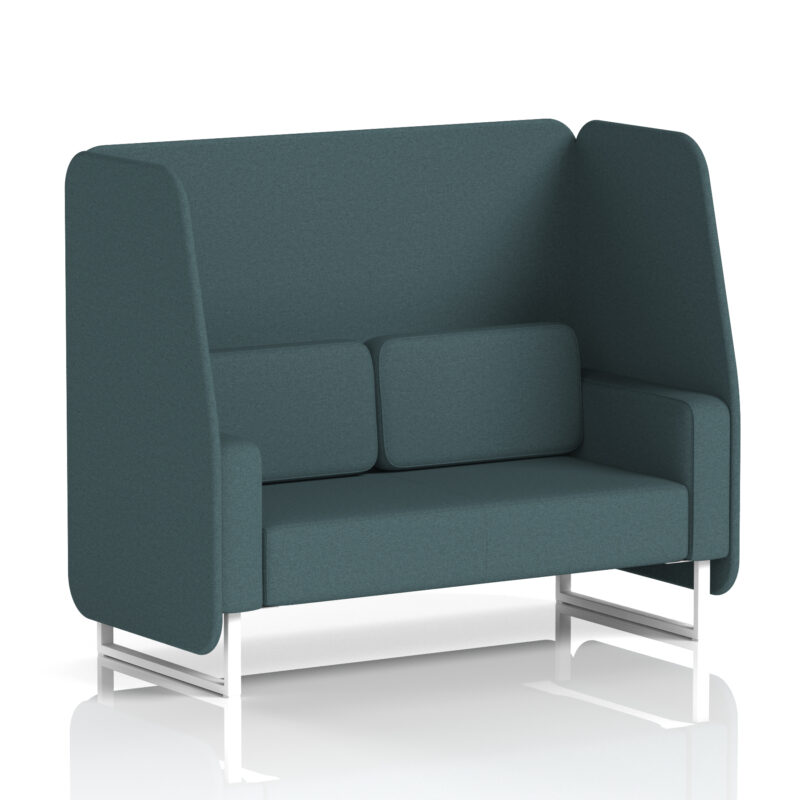 Stride Open Booth With White Legs in Single Tone - Image 32
