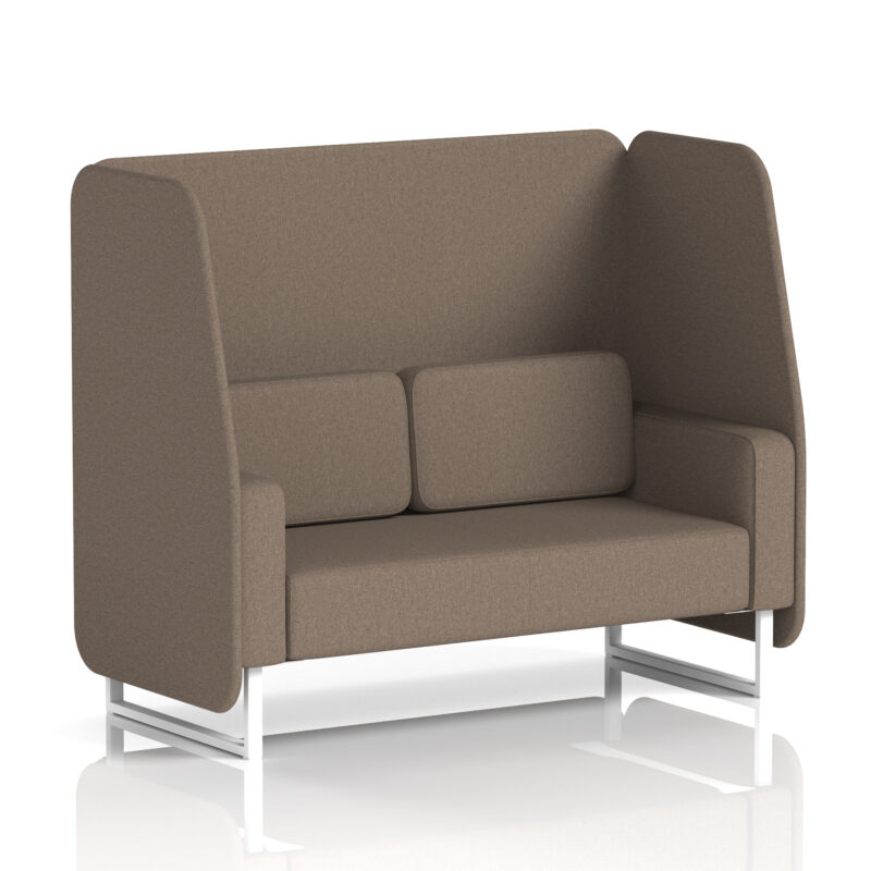 Stride Open Booth With White Legs in Single Tone - Image 35