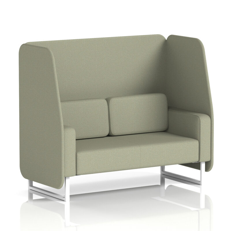 Stride Open Booth With White Legs in Single Tone - Image 44